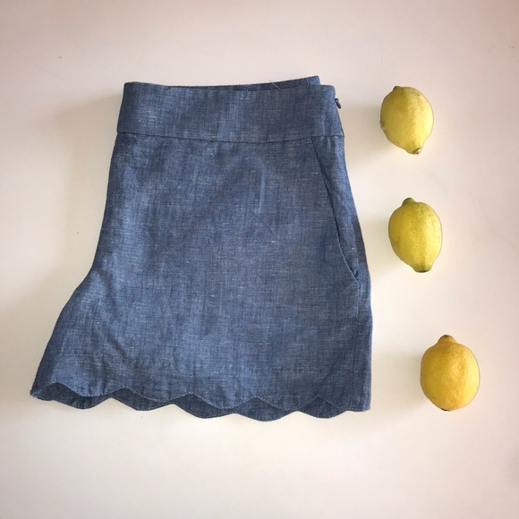{LOFT} Riviera Shorts Chambray, 8 - Picture 2 of 7
